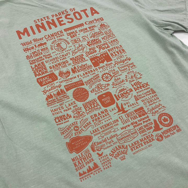All 66 State Parks of Minnesota t-shirt