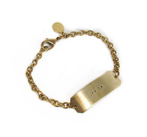 UFF DA Brass Bracelet