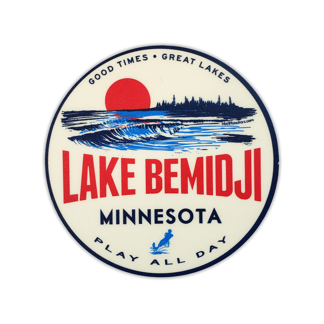Well Rounded Lake Sticker