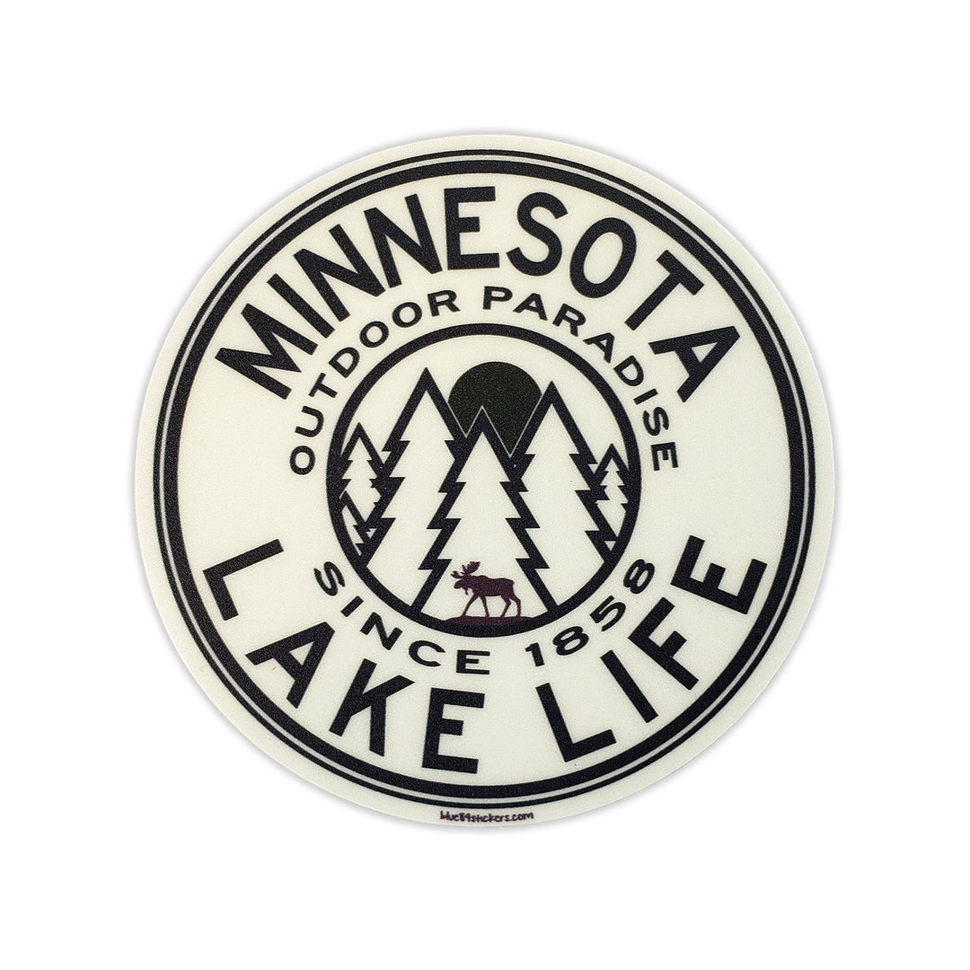 Moose Pines Sticker