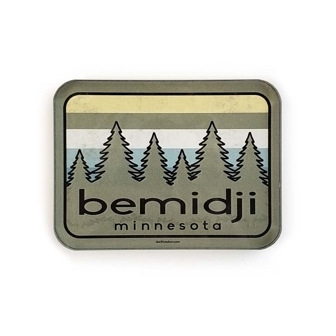 Bemidji, MN Skyline Magnet