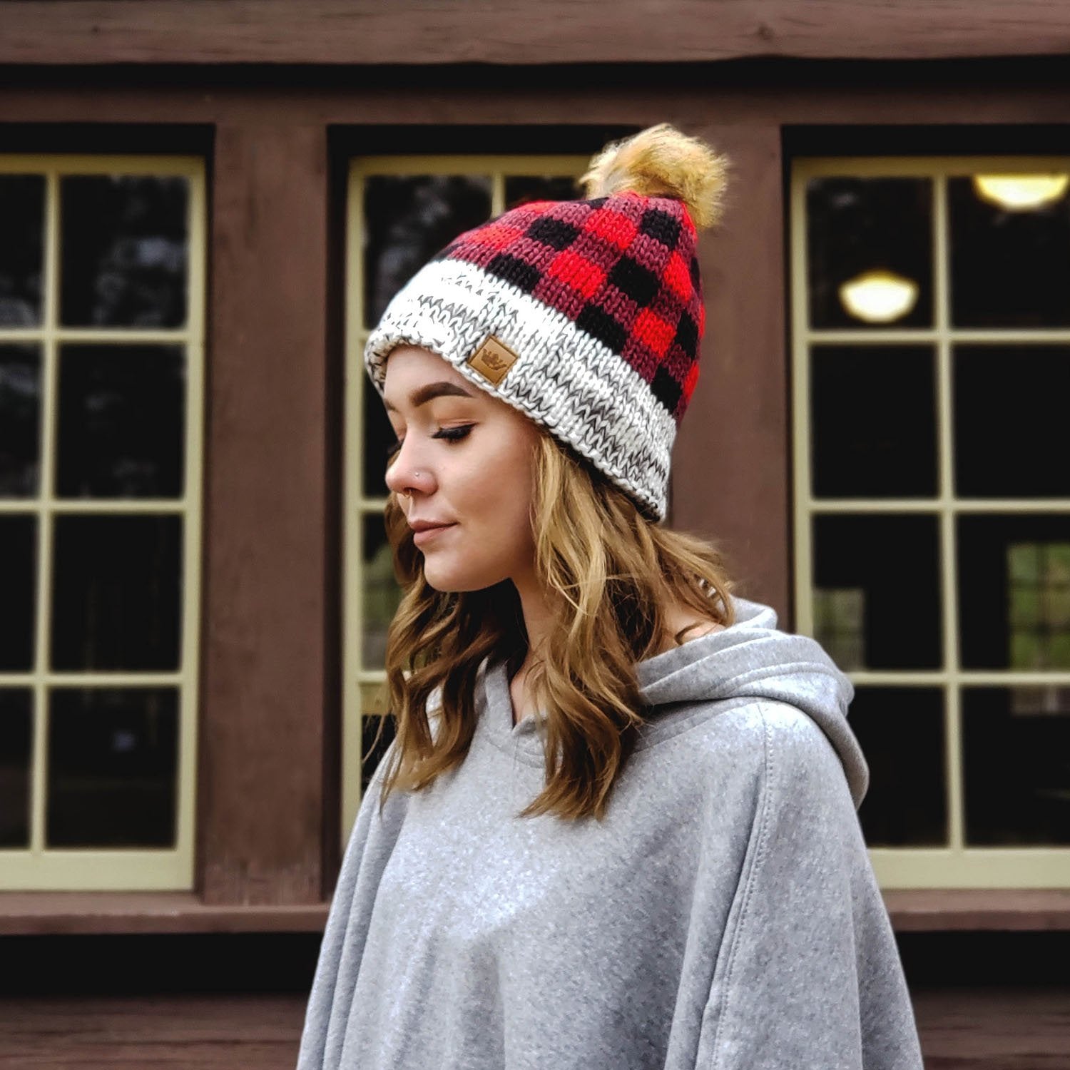 Lumberjill Pom Hat 218 Clothing Gift