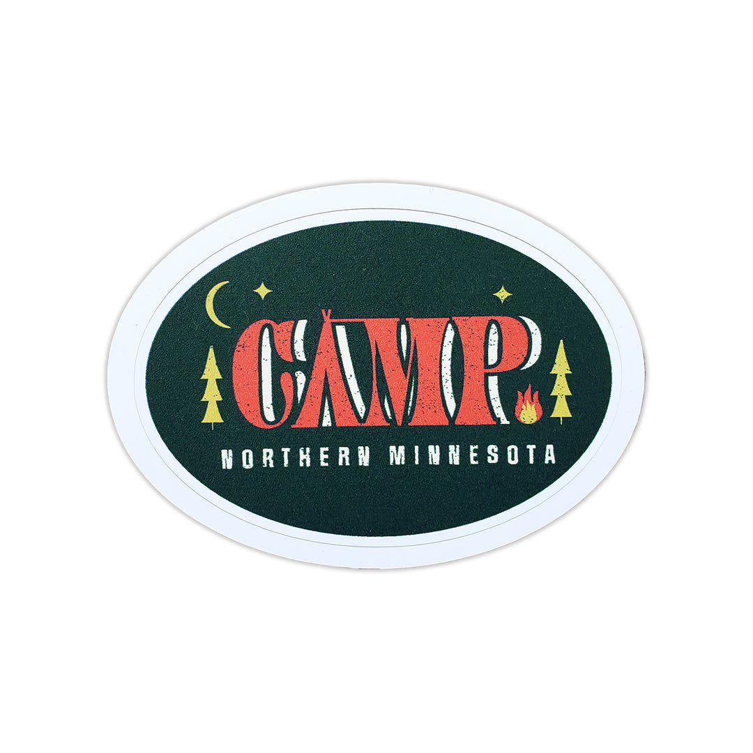Camp Northern Minnesota Sticker