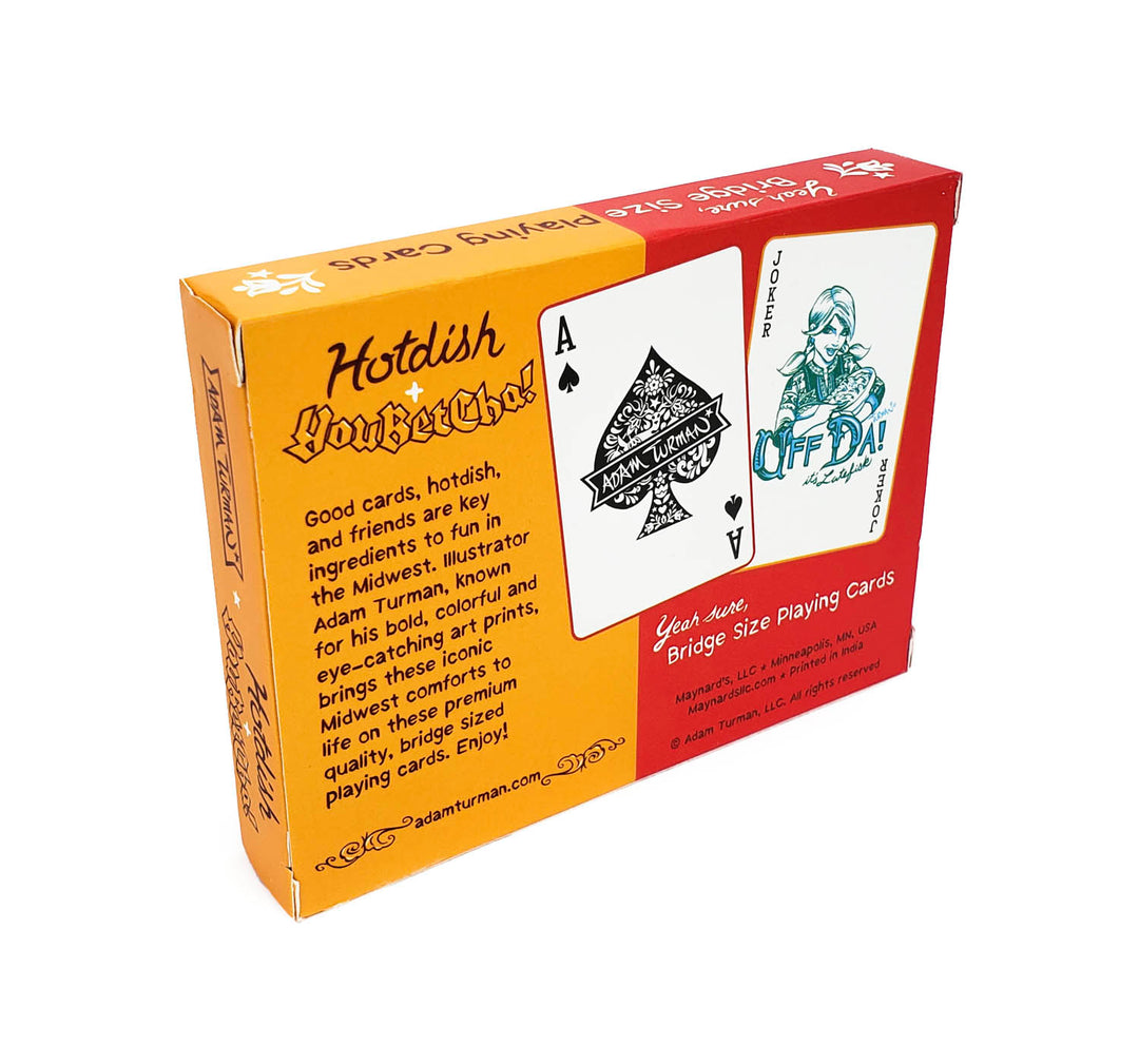 Hotdish playing cards