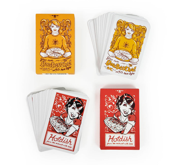 Hotdish Vintage-inspired playing cards