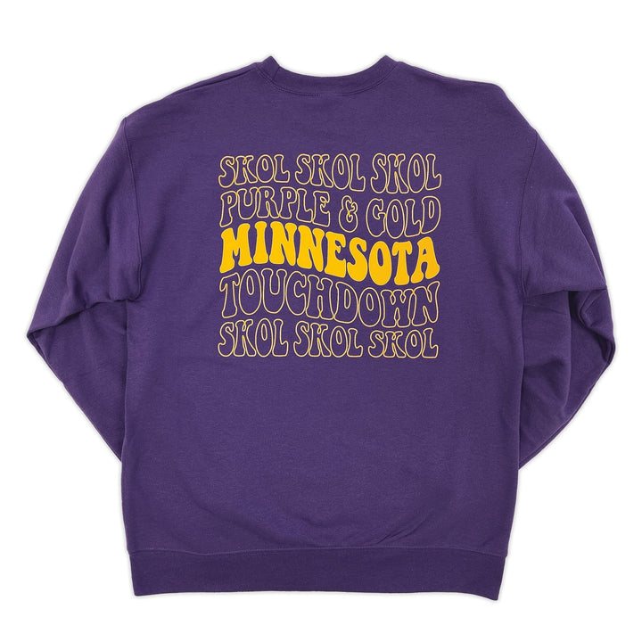 Minnesota Football Crewneck - Purple