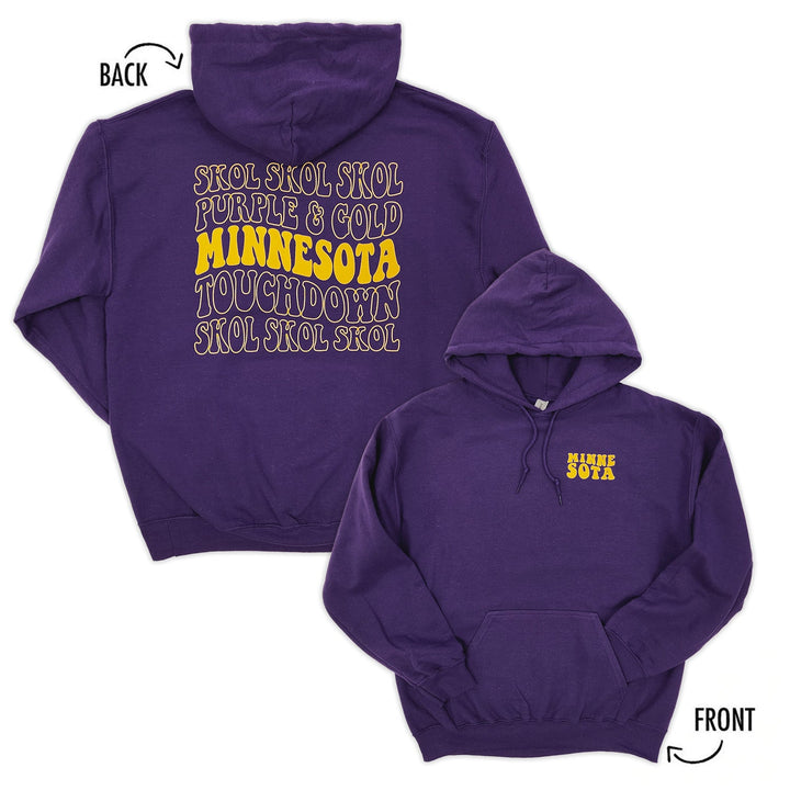 Minnesota Football Hoodie - Purple
