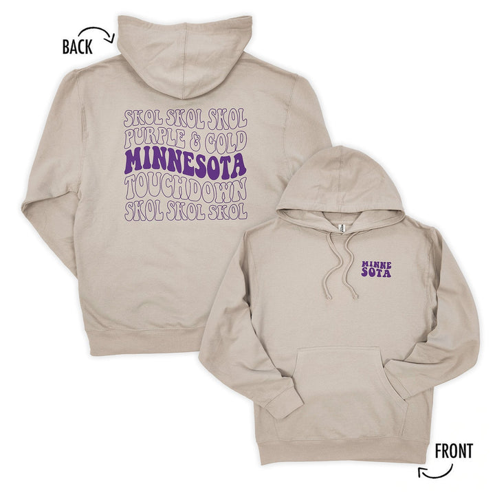 Minnesota Football Hoodie - Tan