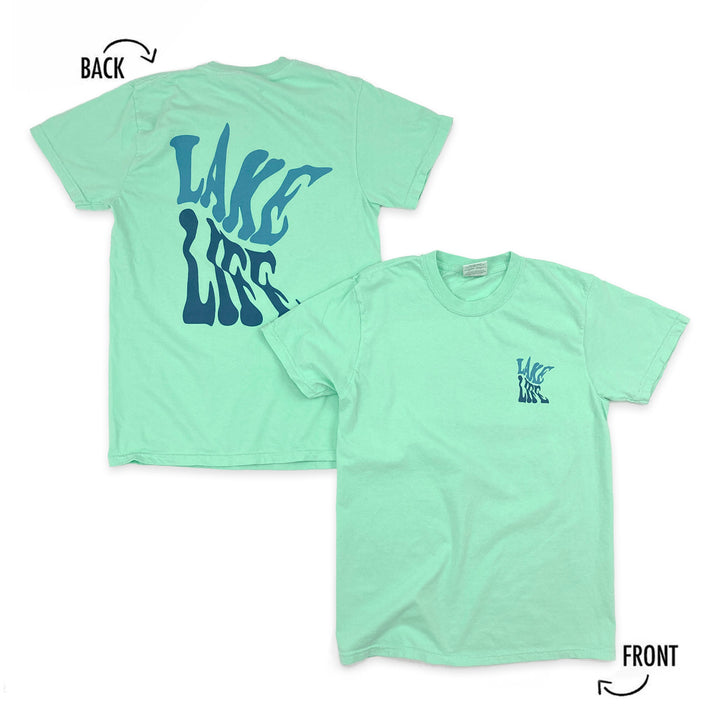 Make Waves - Lake Life Minnesota T-Shirt - Aqua green