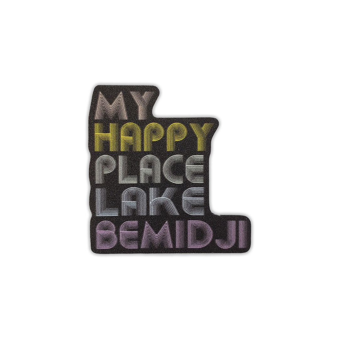 Happy Place Lake Bemidji Mini Sticker