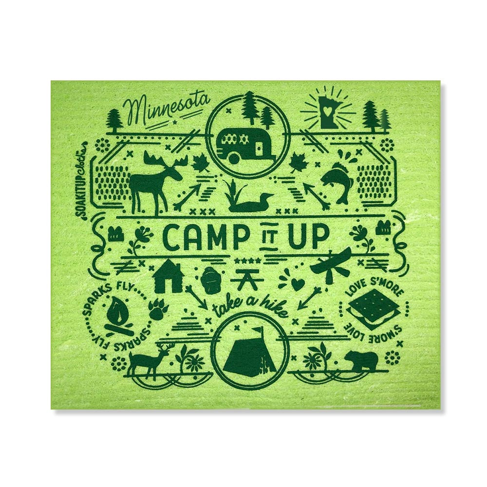 Camp it Up Swedish Dishcloth