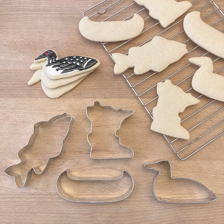 Minnesota Outdoors theme cookie cutters