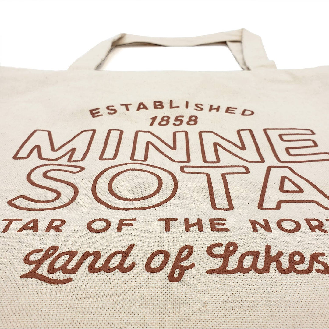 Land of Lakes Zipper Tote Bag