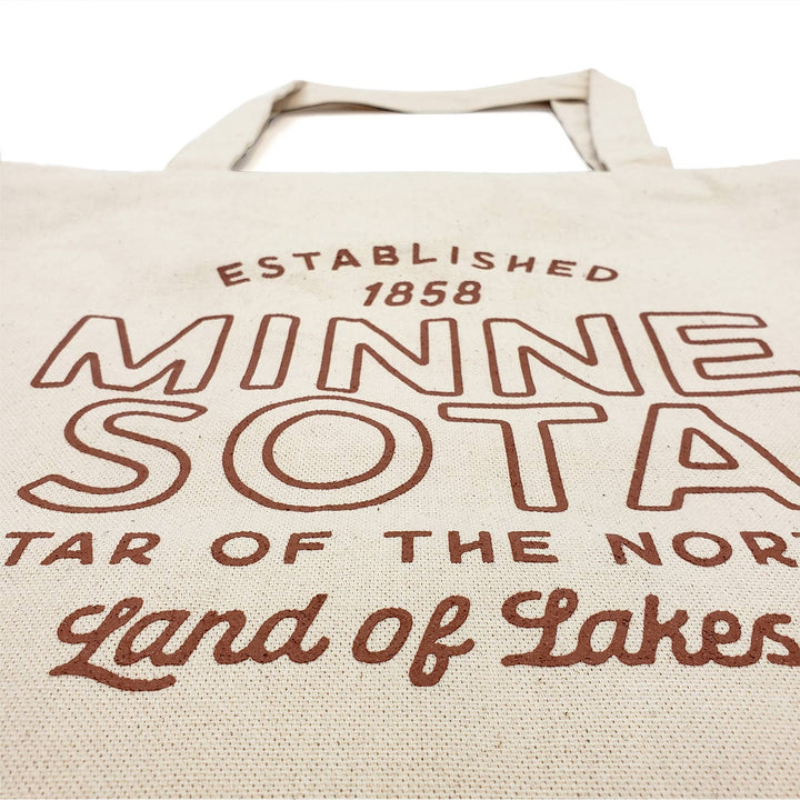 Land of Lakes Zipper Tote Bag