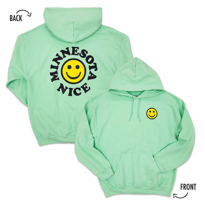 Minnesota Nice Smiley Hooded Sweatshirt