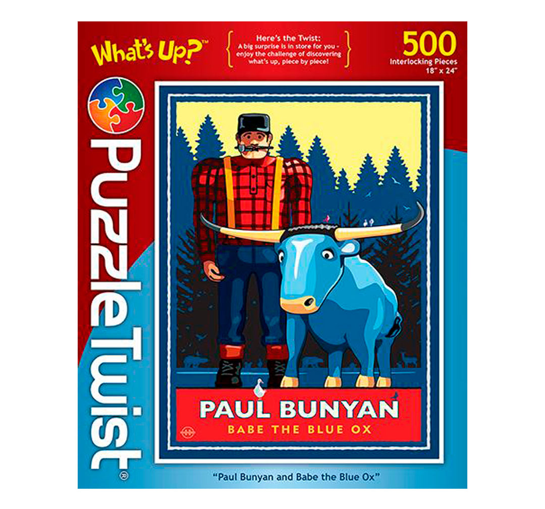 Paul Bunyan and Babe the Blue Ox Puzzle