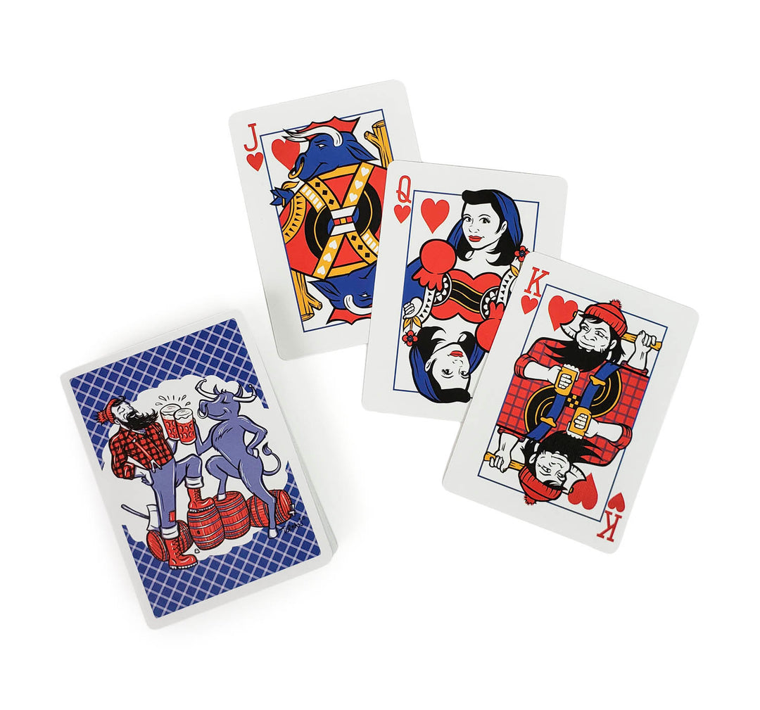 Paul Bunyan Playing Cards
