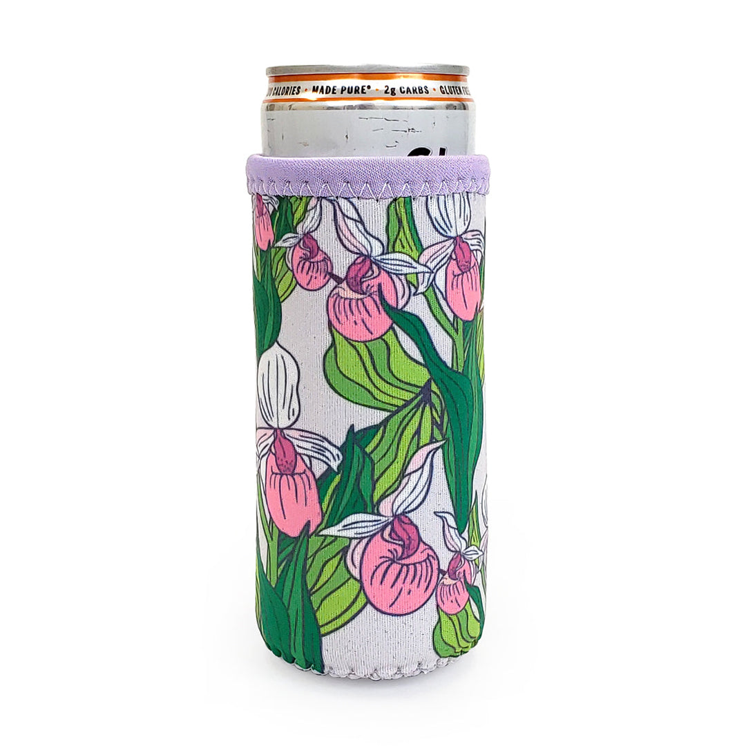 State Flower Slim Can Cooler