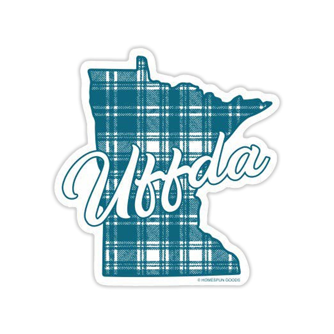 Uffda Minnesota Sticker