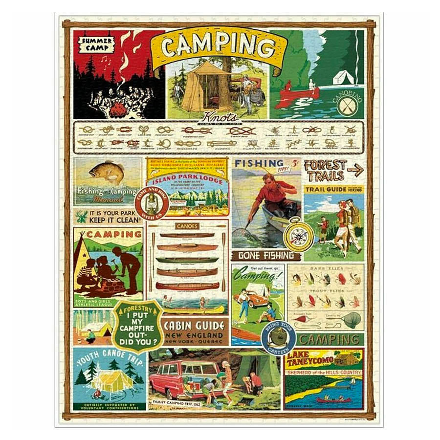 Vintage Camping Puzzle