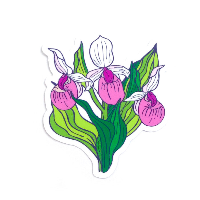 Lady Slipper Sticker