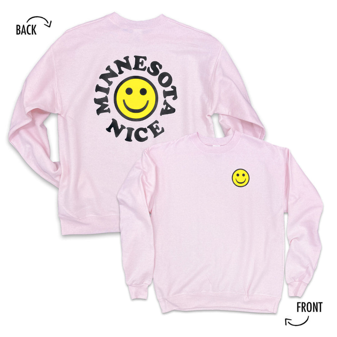 Minnesota Nice smile sweatshirt - Pink