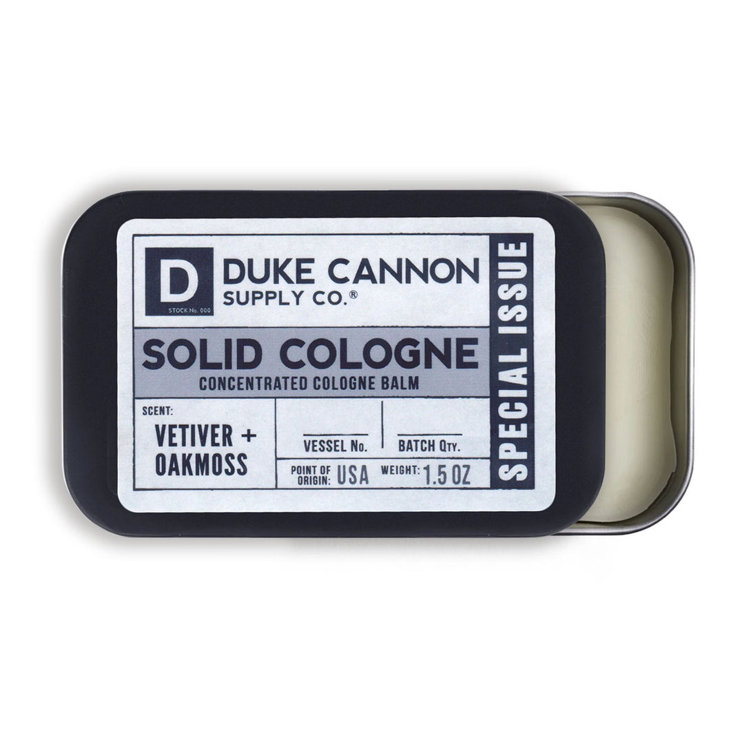 Solid Cologne - Vetiver and Oakmoss Scent